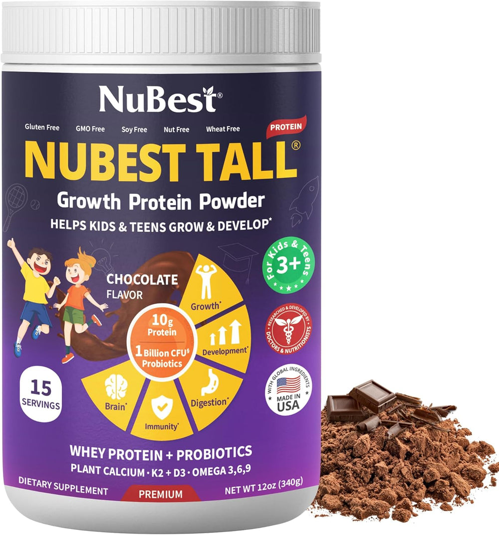 Proteína en Polvo para Niños NuBest - Probioticos y Vitaminas – Usalo Ya
