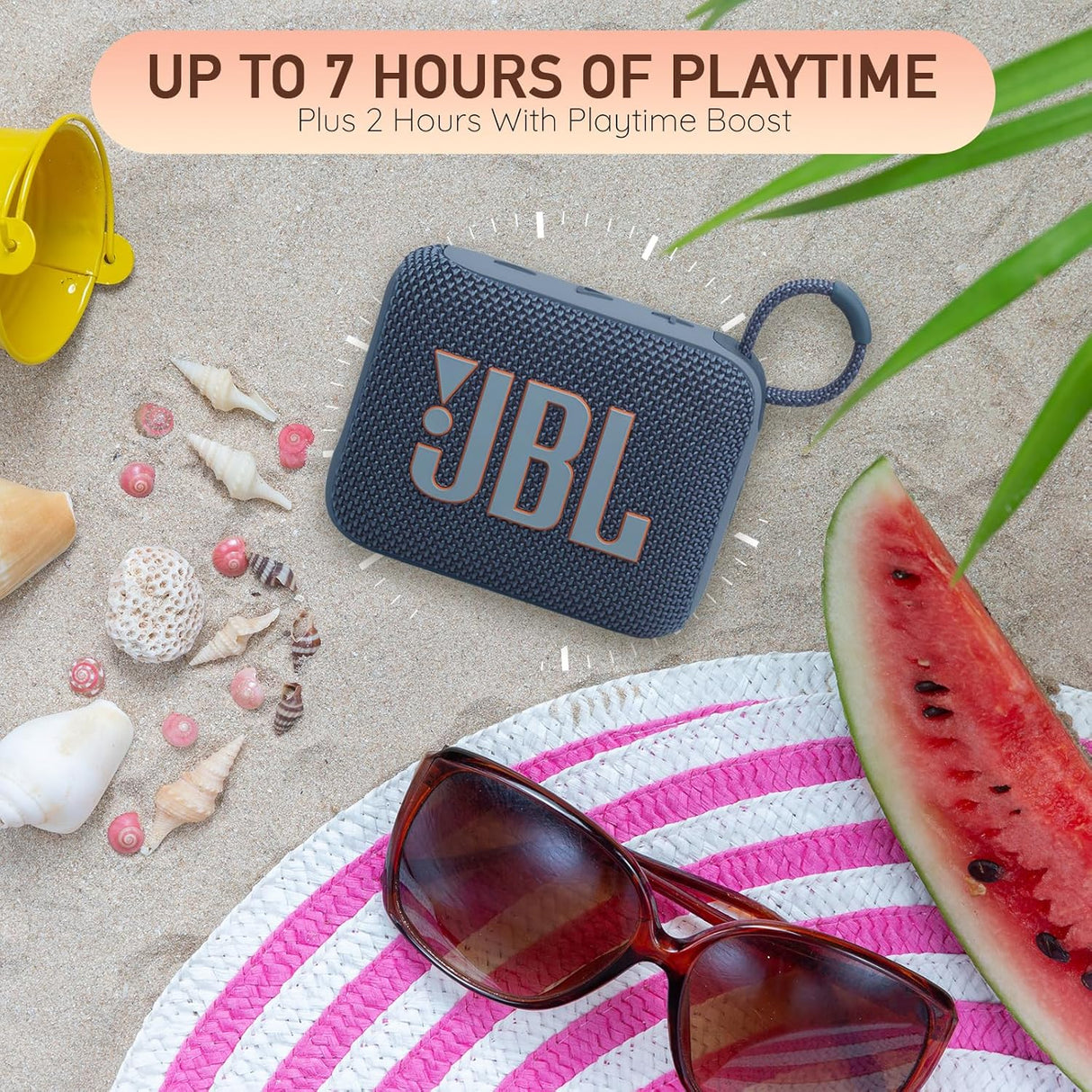 Altavoz Bluetooth JBL Go 4, IP67, batería, portátil