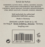 Perfume Extrait Lengling No 5 Eisbach Spray