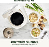 Arrocera Eléctrica GreenPan, 4 Tazas, 10 Presets, Saludable