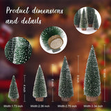 Árbol de Navidad Miniatura de Mesa, Decoración, Pequeño Modelo