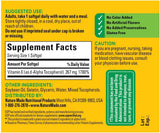 Suplemento Vitamina E 267 mg (400 UI) d-Alpha  100 unidades