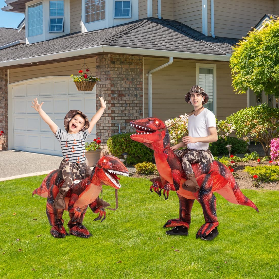 Disfraz Inflable de Dinosaurio GOOSH para Niños Halloween
