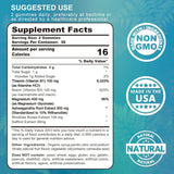 Suplemento Ashwagandha B1 B3 Rhodiola Rosea de magnesio 120u