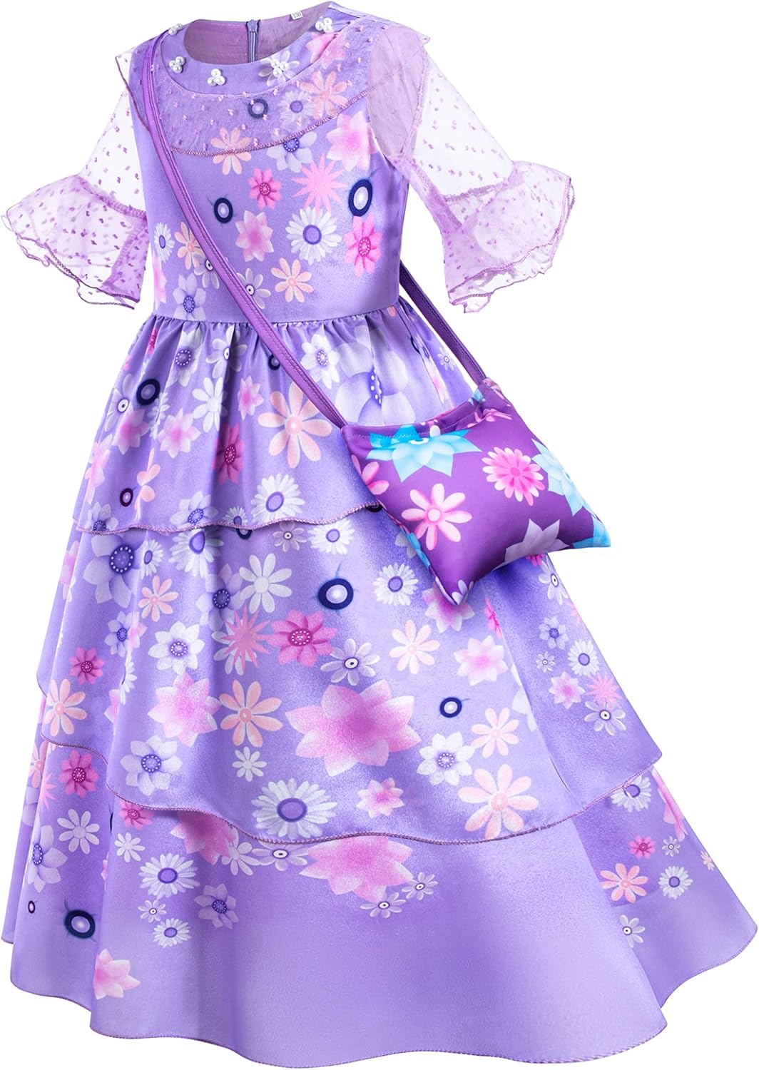Disfraz de princesa Mirabel Isabella Encanto 6-7 años