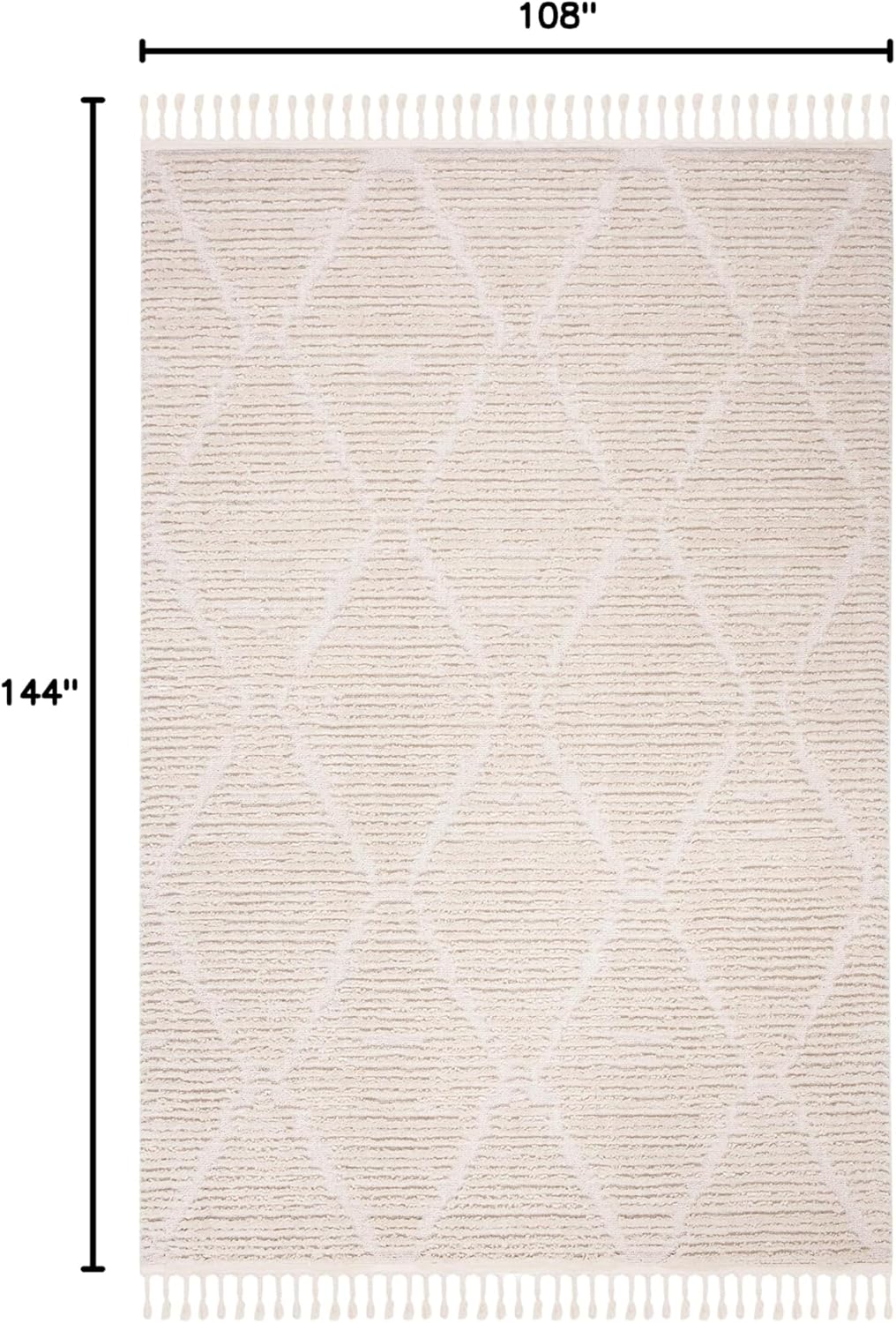 Alfombra Área Marrakech - Diseño Tribal Boho, Modelo MRK517C