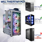 Soporte de PC Ajustable VIVO, Montaje de Escritorio y Pared, MOUNT-PC01