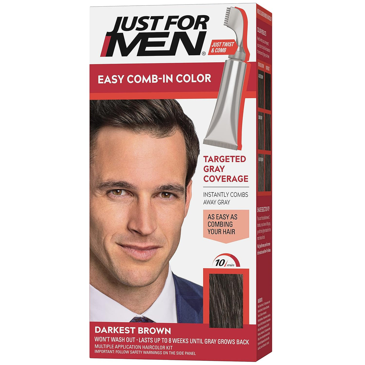 Solo para hombres Auto Stop, 1, marrón oscuro (Darkest Brown)