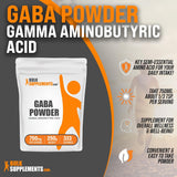 Suplemento BulkSupplements ácido gamma aminobutírico (GABA)