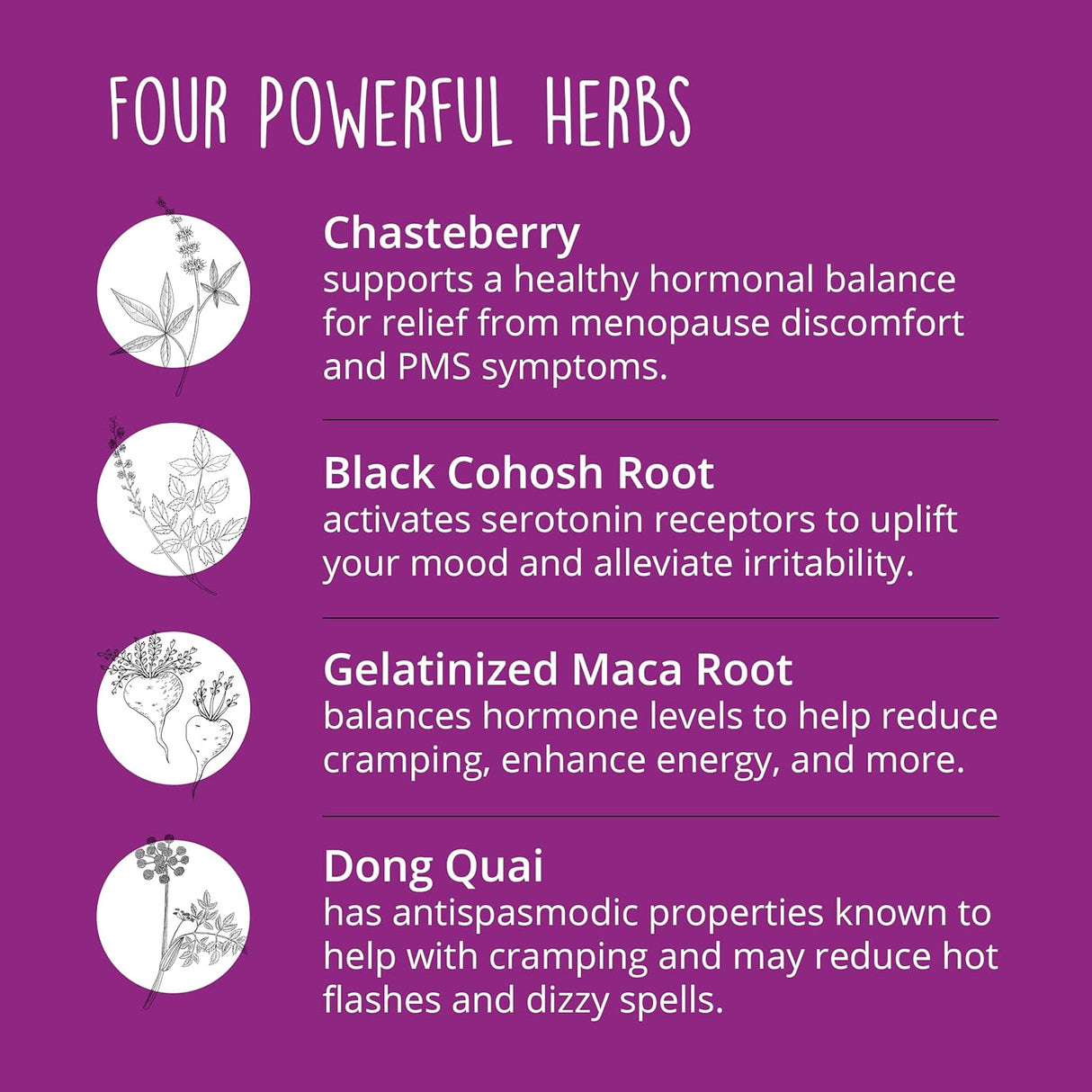 Equilibrio hormonal para mujer Suplemento premenstrual