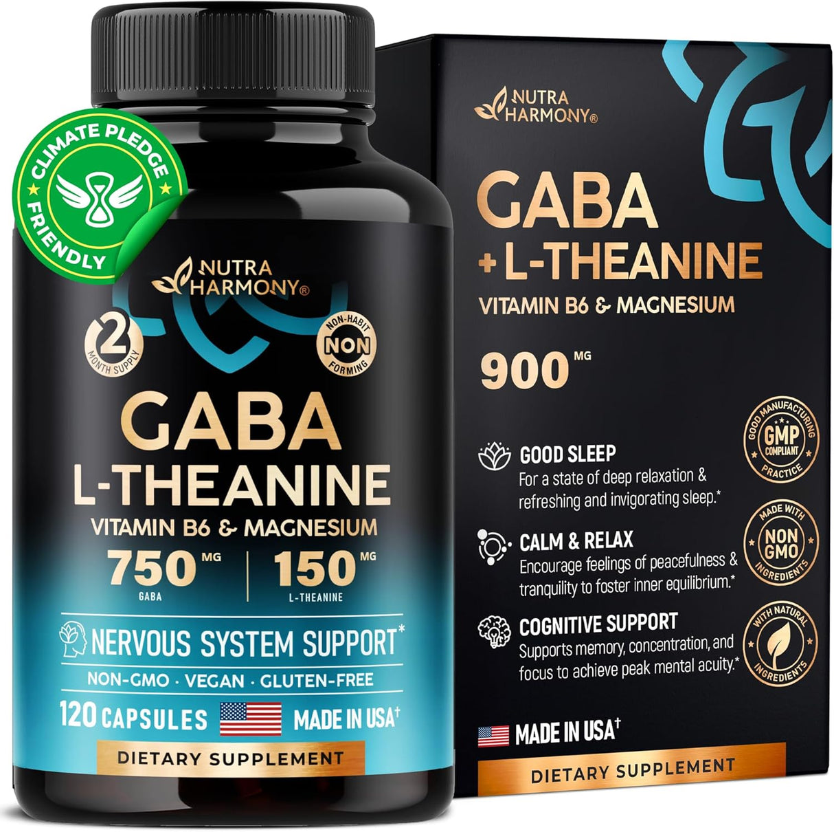 Apoyo natural para la calma el sueño NUTRAHARMONY