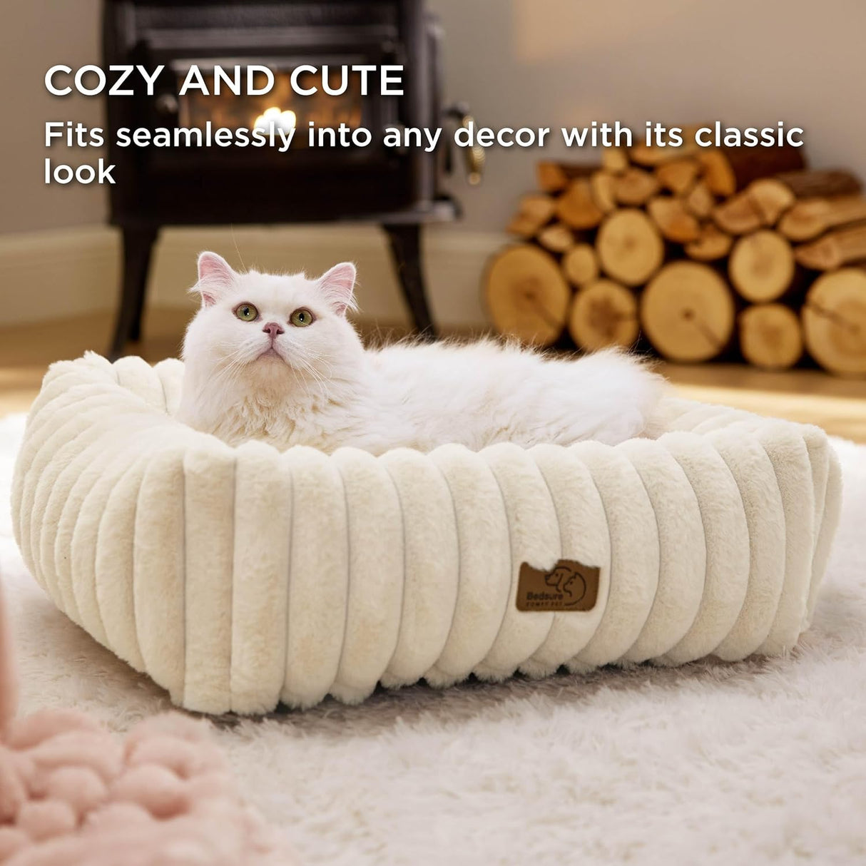 Cama para perros pequeños Bedsure, ortopédica, 20x19x6 pulgadas