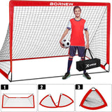 2 porterias de futbol plegables, con bolso para trasladar