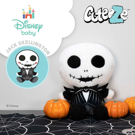 Peluche Jack Skellington 12 KIDS PREFERRED, Cuteeze, Disney
