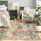 Alfombra marroquí antideslizantes para sala, Crema Lahome