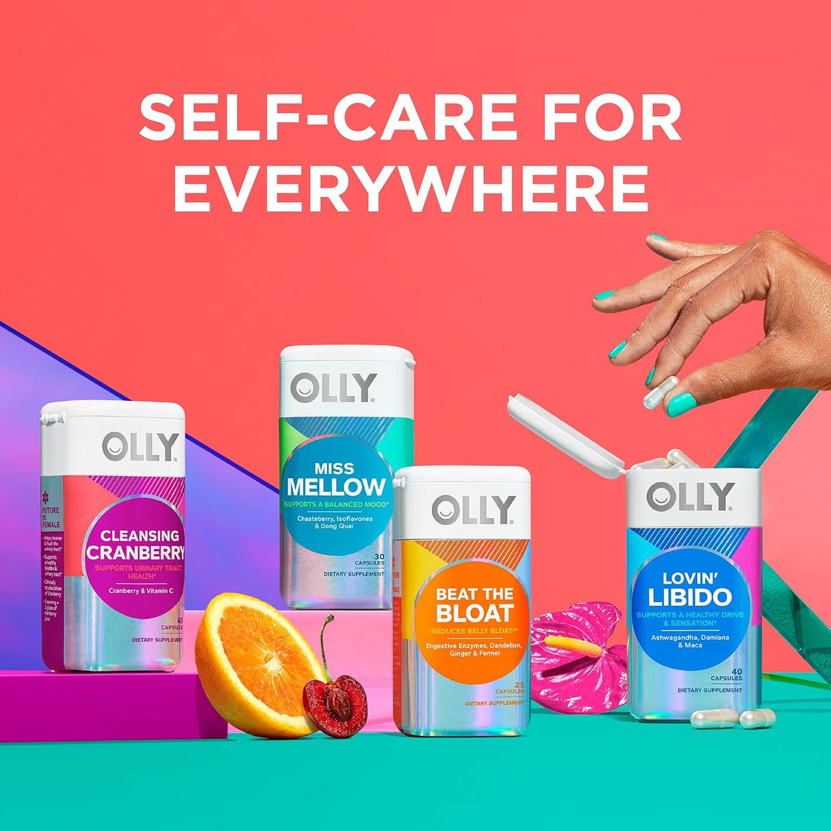 Suplemento OLLY Lovin Libido Capsules Boost Desire 40 unid
