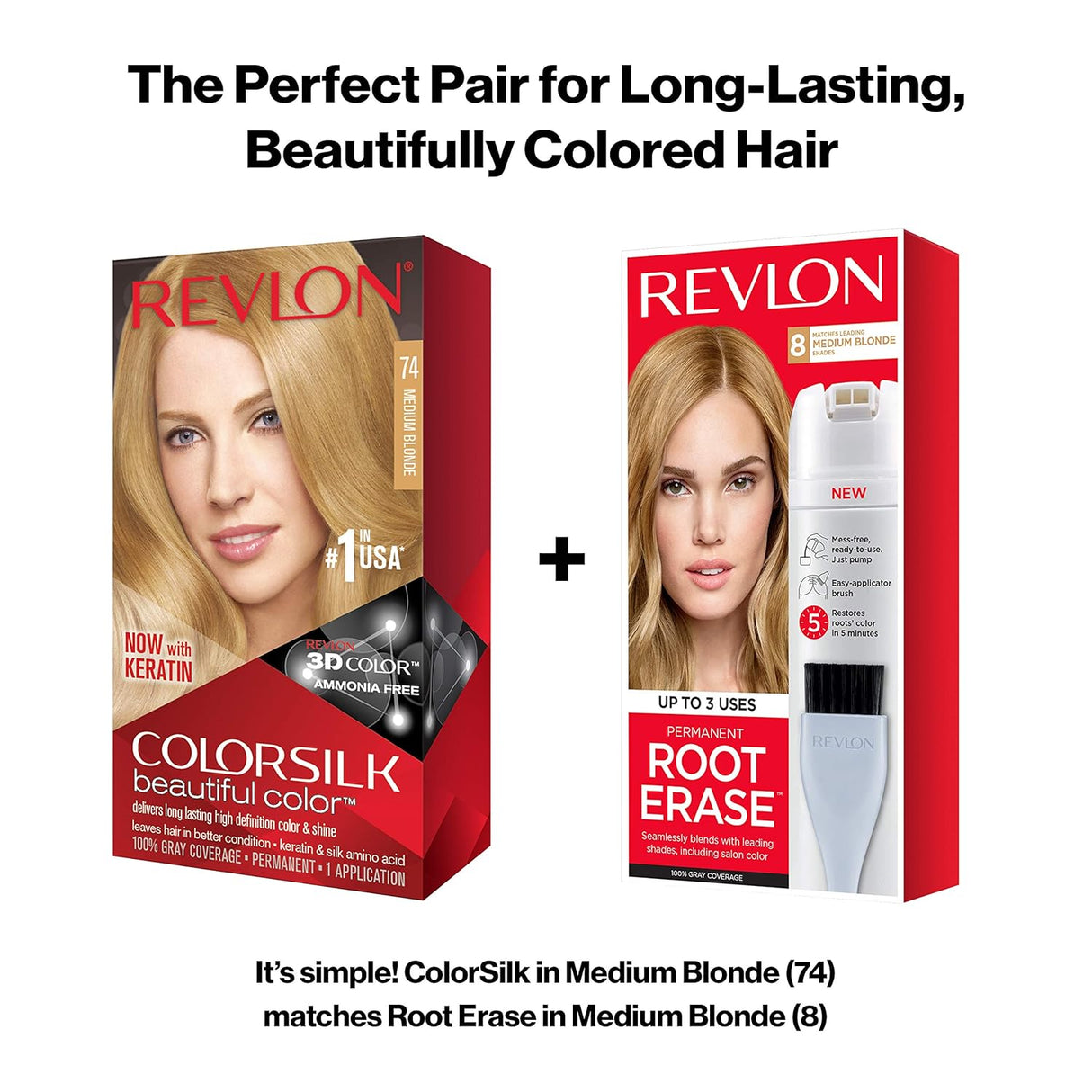 Tinte permanente para cabello con tecnología 3D REVLON