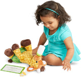 Giraffe de peluche 11 Melissa & Doug con chupete y biberón