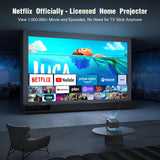 Proyector 4K VOPLLS con WiFi, Bluetooth y audio Dolby, modelo VOPLLS