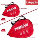 porayhut Red de fútbol desplegable para niños juego de dos
