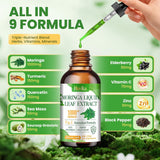 Extracto Líquido de Moringa, Moringa Plus, 1000 mg con Cúrcuma, Zinc y Vitamina C, 2 oz