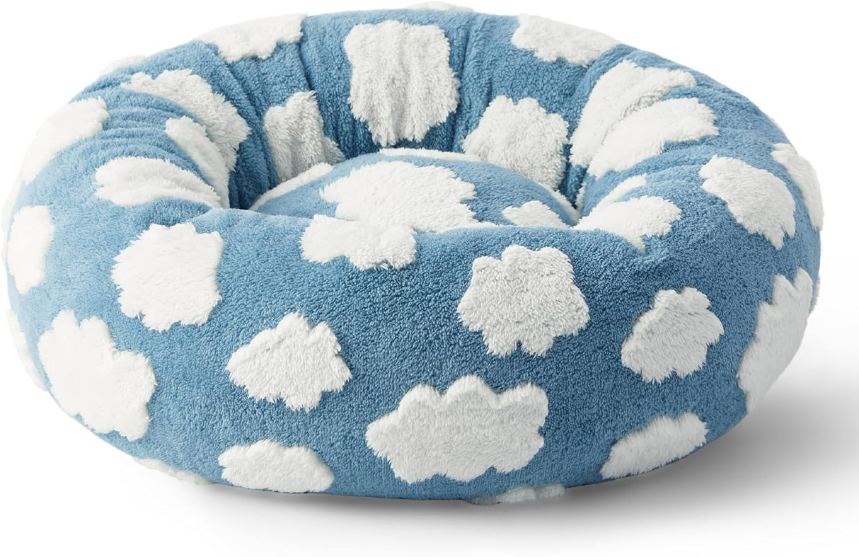 Cama para perros pequeños redondas relajantes Lesure Donut