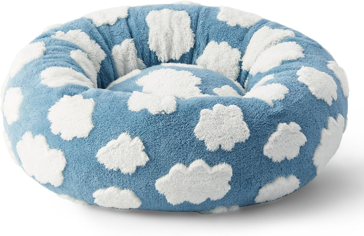 Cama para perros pequeños antideslizante azul Lesure Donu