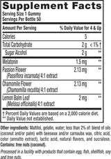 Vitafusion Vitaminas gomosas de melatonina para niños 50 und