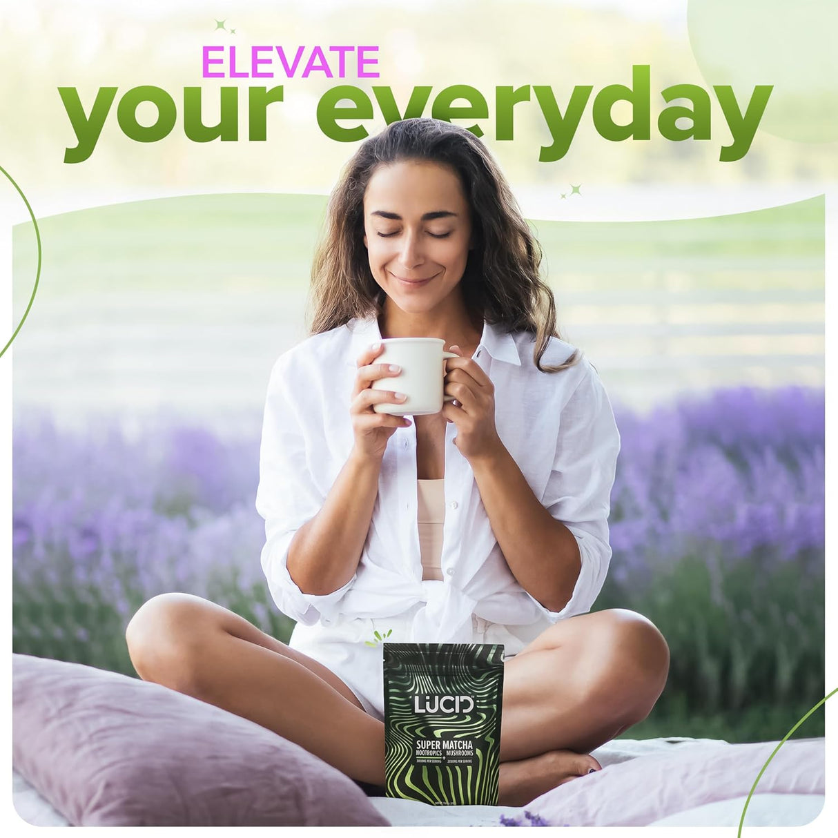 Superfood de Hongos Lucid Matcha - Enfoque y Salud Cerebral