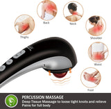 Masajeador de mano Snailax - Percusiones, Calor, Recargable