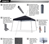 Tienda de campaña desplegable estable para exteriores ABCCANOPY
