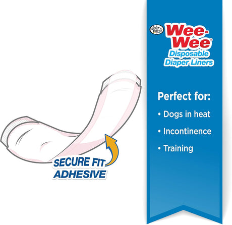Pañales desechables Wee-Wee super absorbentes, para perros., Regular