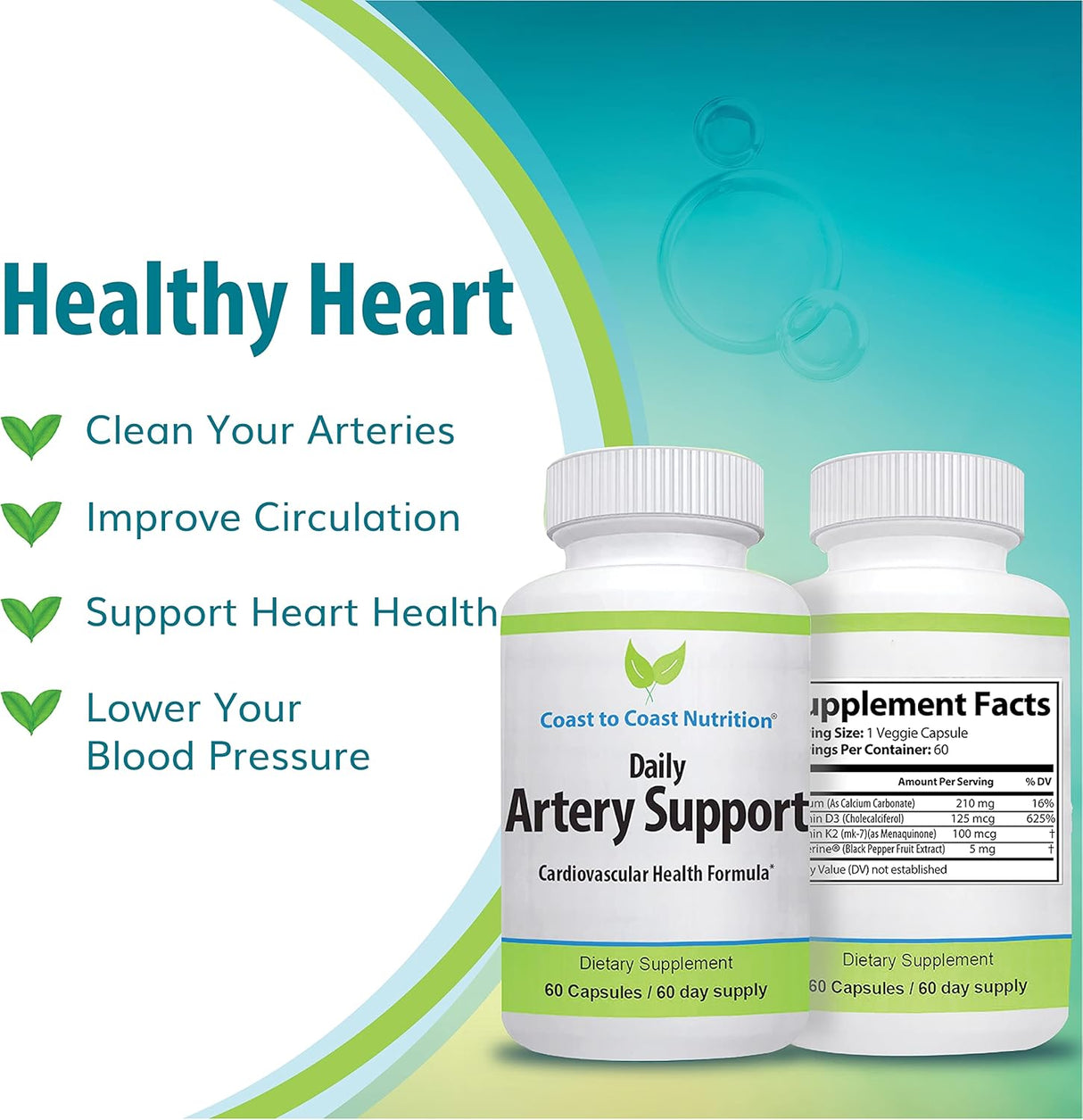 Suplementos Alimenticios de limpieza arterial y salud