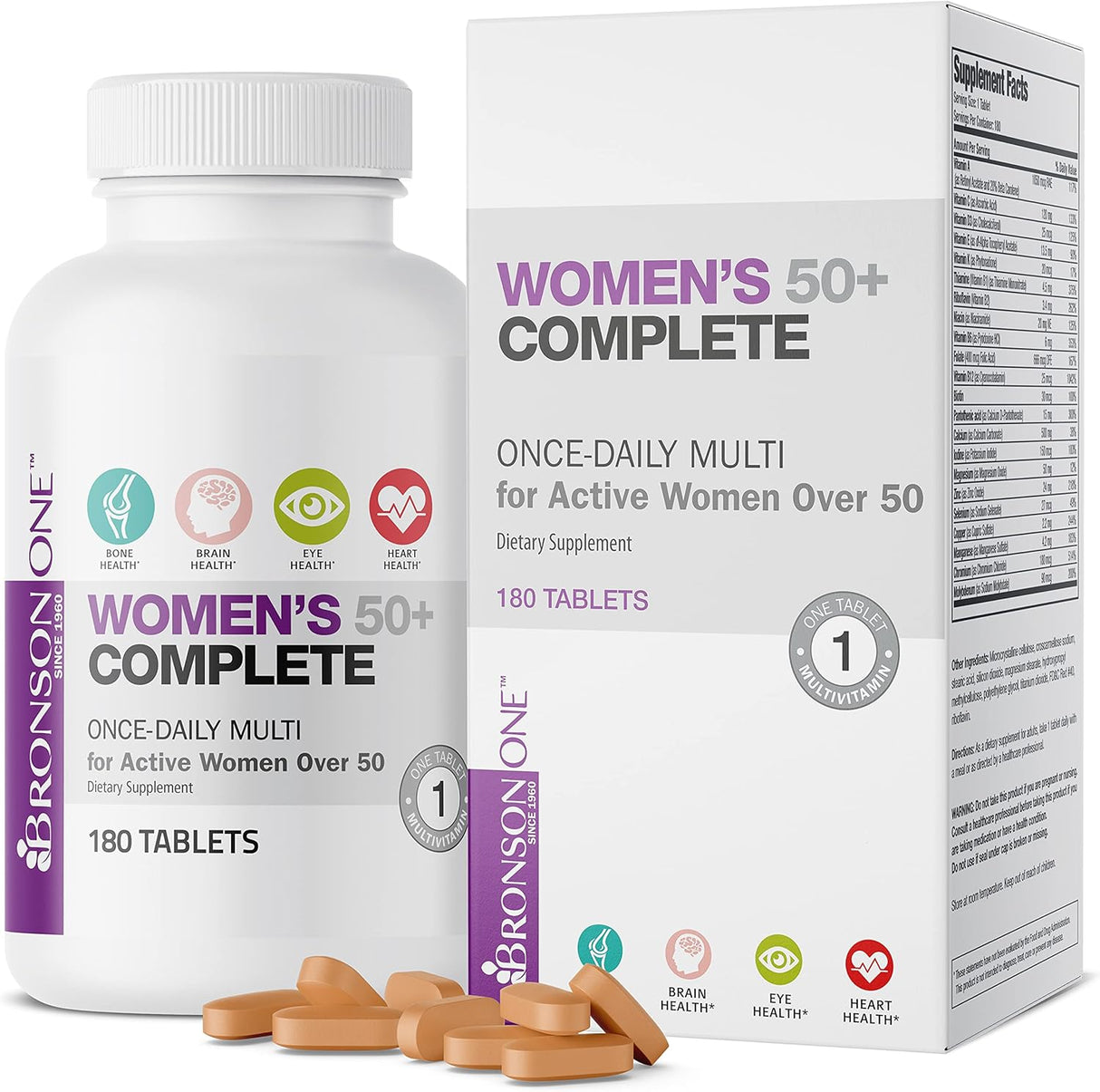Suplementos Bronson ONE Daily Multivitamínico Multimineral