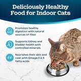 Blue Buffalo Tastefuls Indoor Natural - Alimento seco para gatos adultos, bolsa de pollo de 3 libras