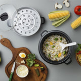 Arrocera y vaporera Aroma, 6 tazas, modelo ARC-743-1NGB
