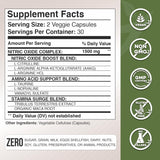 Gade Nutrition Suplemento Nitric Oxido - L Arginina, Energía, Rendimiento