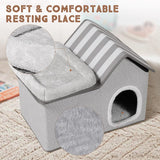 Casa para Gatos Topmart, cama y condominio 2 en 1 para gatos.