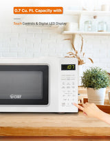 Microondas Comercial Chef 0.7 pies cúbicos, 700W, 10 niveles