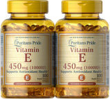 Suplementos Vitamina E apoya la función inmunológica 450 mg