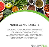 Multivitamínico Nutri-Genic de Natures Plus, 180 tabletas