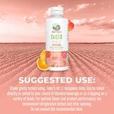 Vitamina líquida CoQ10 para salud cardíaca vegano sin OMG