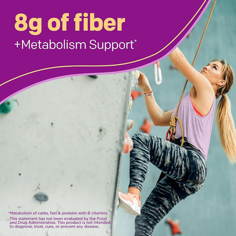 Suplementos fibra prebiótica diaria con vitaminas B