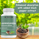 Suplementos de Ashwagandha Nature’s Smell 1300mg 60 Cápsulas
