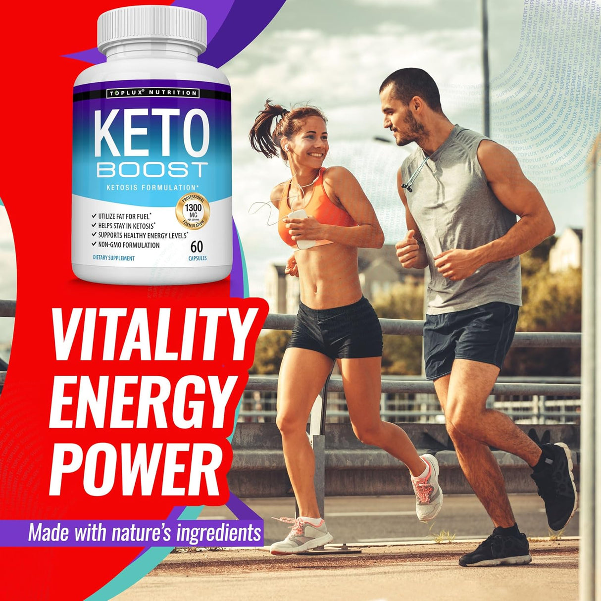 Suplemento Keto Boost - Píldoras para Cetosis, Energía y Enfoque