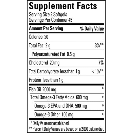 Suplementos Alimenticios Aceite de pescado cápsulas blandas