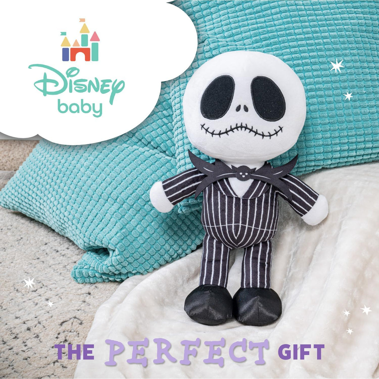 Peluche Disney Baby Jack Skellington 15 pulgadas, The Nightmare Before Christmas