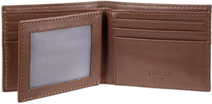 Billetera Plegable de Cuero Slim Guess - Modelo Clásico