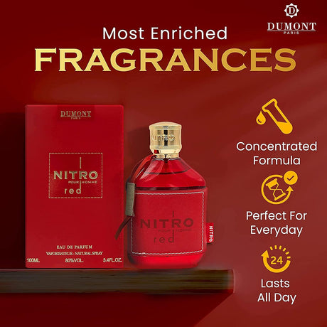 Eau De Parfum de lujo para hombres - NITRO RED