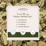 Hojas de frambuesa orgánicas Starwest Botanicals 1 lb Bolsa